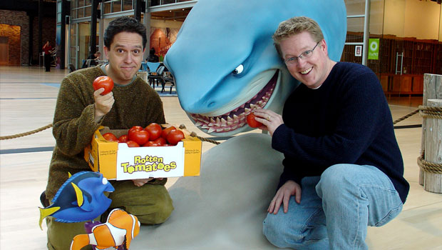 Photo of Lee Unkrich and Andrew Stanton.
